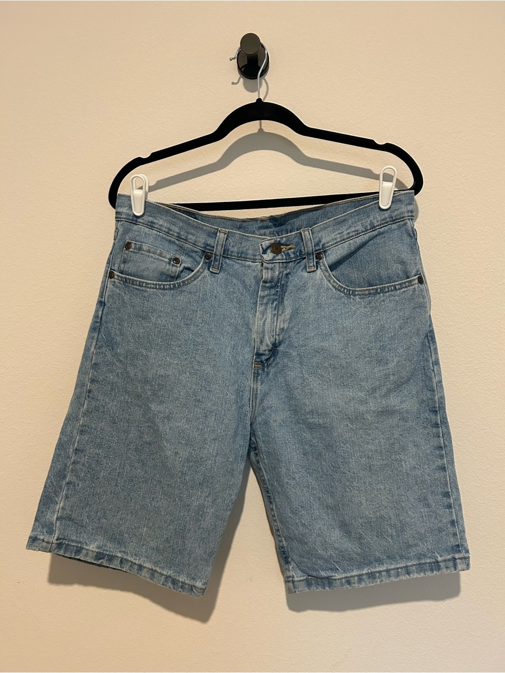 Wrangler Light Blue Denim Jean Shorts